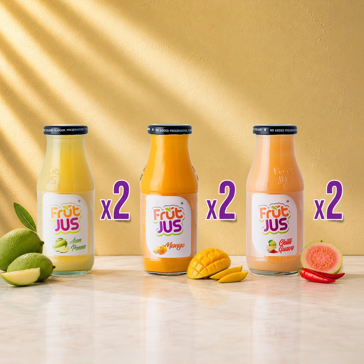 Desi Masti Combo by Frut Jus - back label with ingredients and nutrition information
