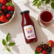 Frut Jus Cherry Berry juice 250ml glass bottle - 100% real fruit, no added sugar