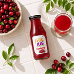 Frut Jus Cranberry juice 250ml glass bottle - 100% real fruit, no added sugar